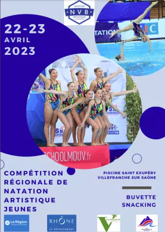 Compétition régionale jeunes natation artistique à VILLEFRANCHE SUR SAÔNE
