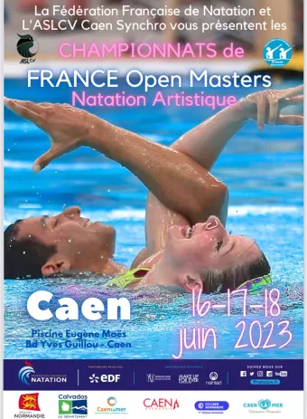 VIes Championnats de France Maîtres de Natation Artistique du 16 au 18 juin 2023